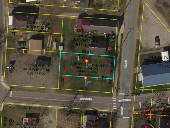 0 Congress Street, Trimble, Ohio Athens County GIS parcel map